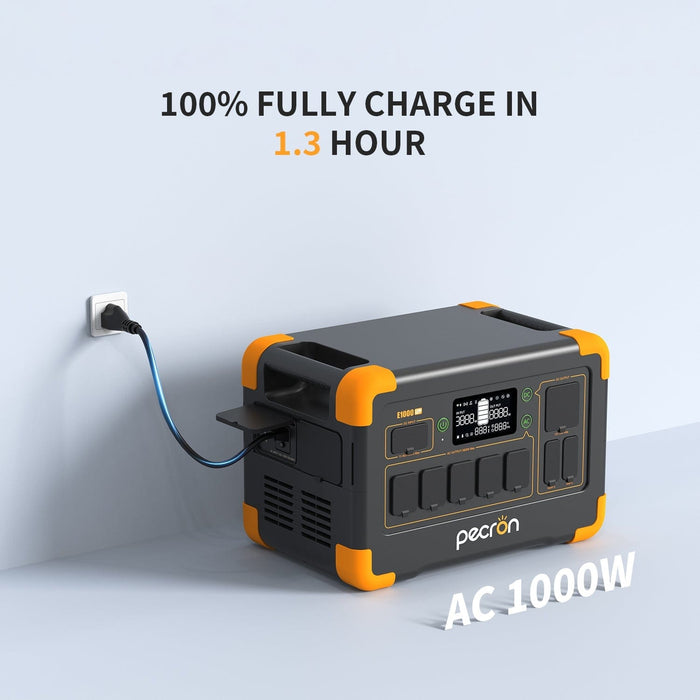 PECRON E1000LFP Solar Generator Kit
