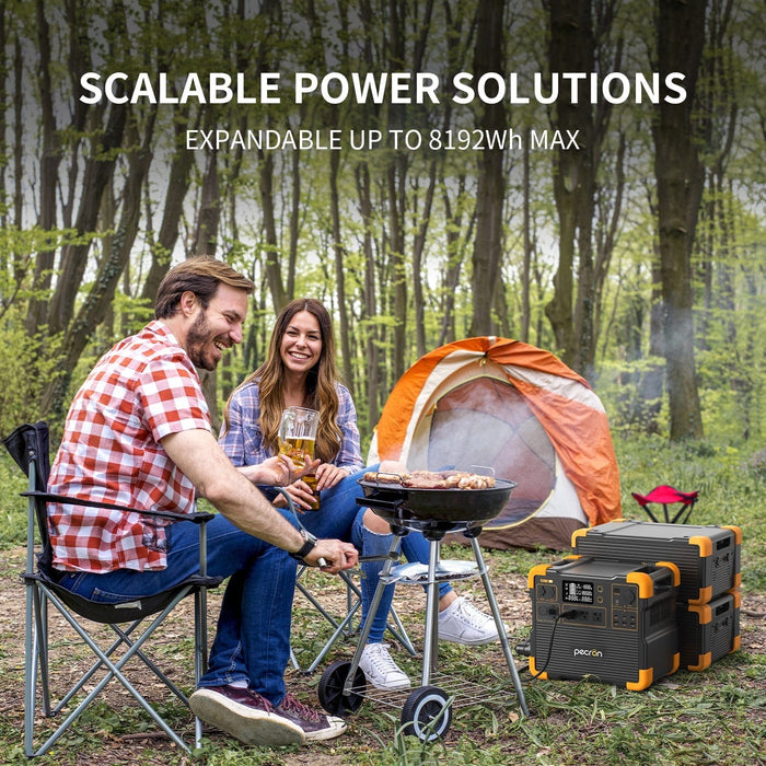 PECRON E2400LFP Solar Generator Kit