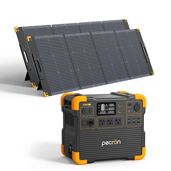 PECRON E2400LFP Solar Generator Kit
