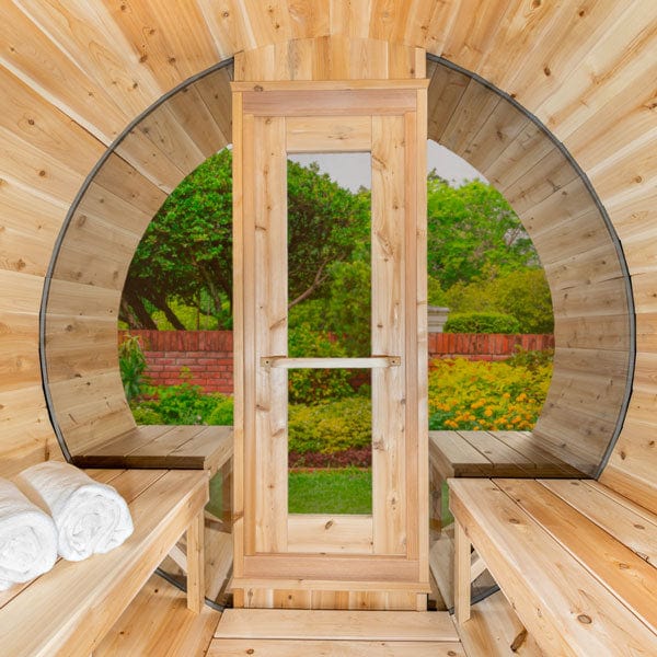 Dundalk Leisurecraft Canadian Timber Serenity MP Barrel Sauna | 4 Persons