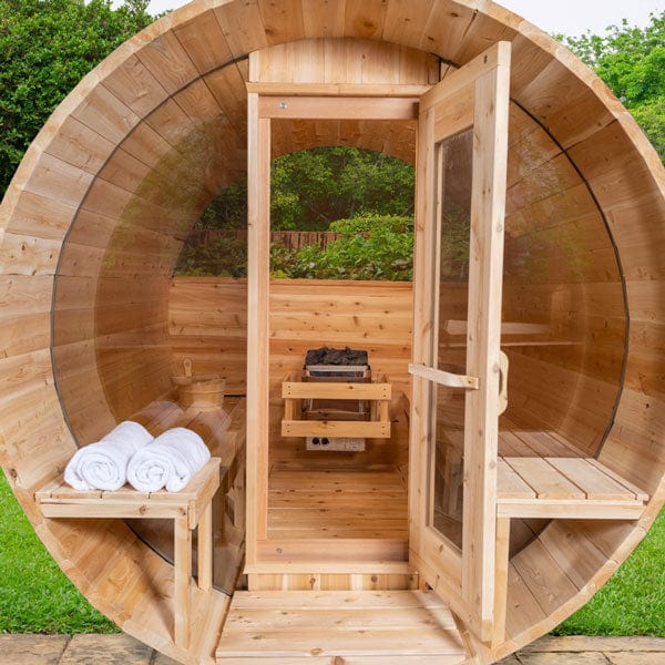 Dundalk Leisurecraft Canadian Timber Serenity MP Barrel Sauna | 4 Persons