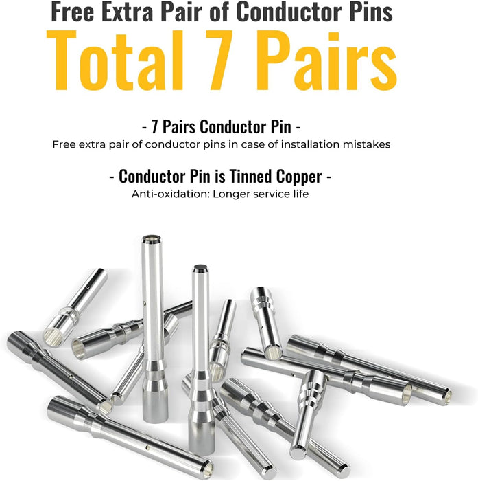 12 PCS Solar Connector Solar Panel Cable Connectors Solar Panel Connectors Kit