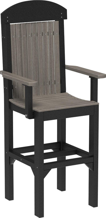 LuxCraft Recycled Plastic Classic Arm Chair (BAR HEIGHT)