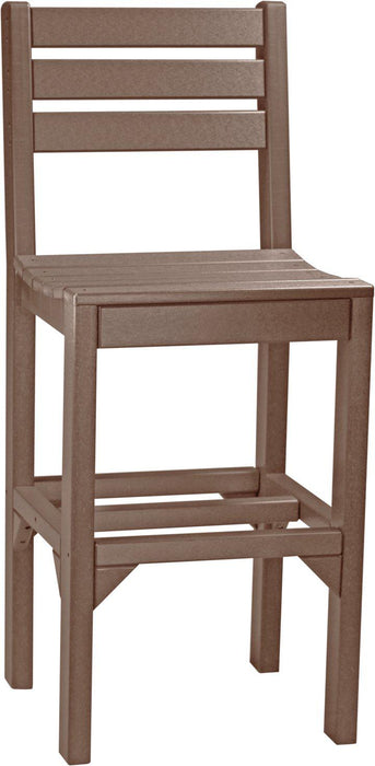 LuxCraft Recycled Plastic Island Side Chair (BAR HEIGHT)