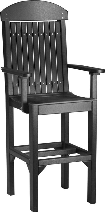 LuxCraft Recycled Plastic Classic Arm Chair (BAR HEIGHT)