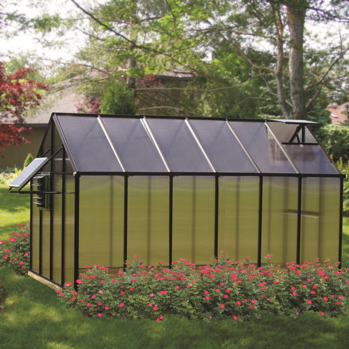 Riverstone | MONT Moheat Solar Greenhouse Kit Package With 8mm Twin-wall Polycarbonate Glazing