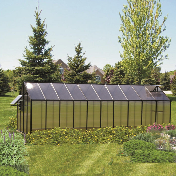 Riverstone | MONT Moheat Solar Greenhouse Kit Package With 8mm Twin-wall Polycarbonate Glazing