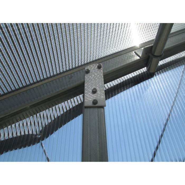 Riverstone | 16x24 ft Wallace Premium Educational Greenhouse Package, 8mm Twin-wall Polycarbonate