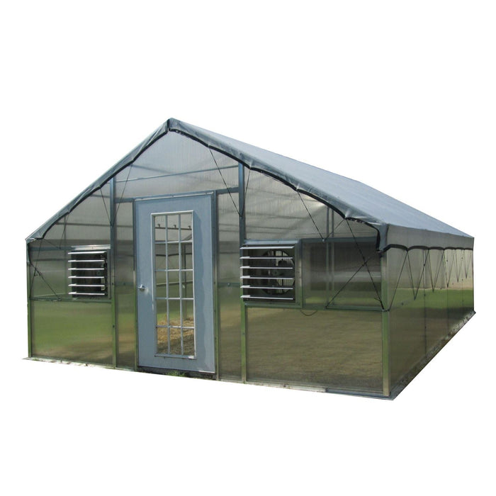 Riverstone | 12x18 ft Whitney Premium Educational Greenhouse Package, 8mm Twin-wall Polycarbonate