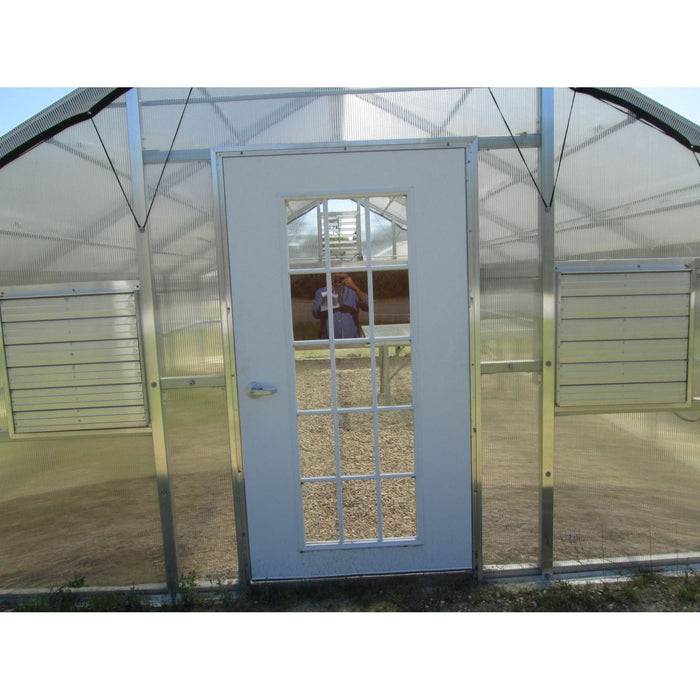 Riverstone | 12x18 ft Whitney Premium Educational Greenhouse Package, 8mm Twin-wall Polycarbonate