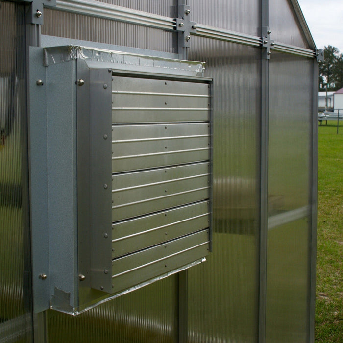 Riverstone | MONT Moheat Solar Greenhouse Kit Package With 8mm Twin-wall Polycarbonate Glazing