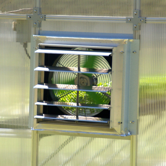 Riverstone | MONT Moheat Solar Greenhouse Kit Package With 8mm Twin-wall Polycarbonate Glazing