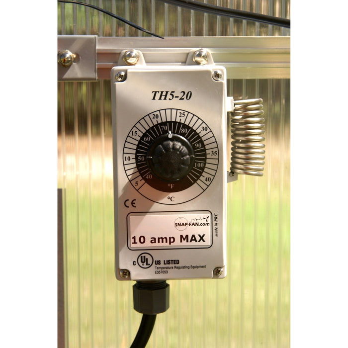 Riverstone | MONT Moheat Solar Greenhouse Kit Package With 8mm Twin-wall Polycarbonate Glazing