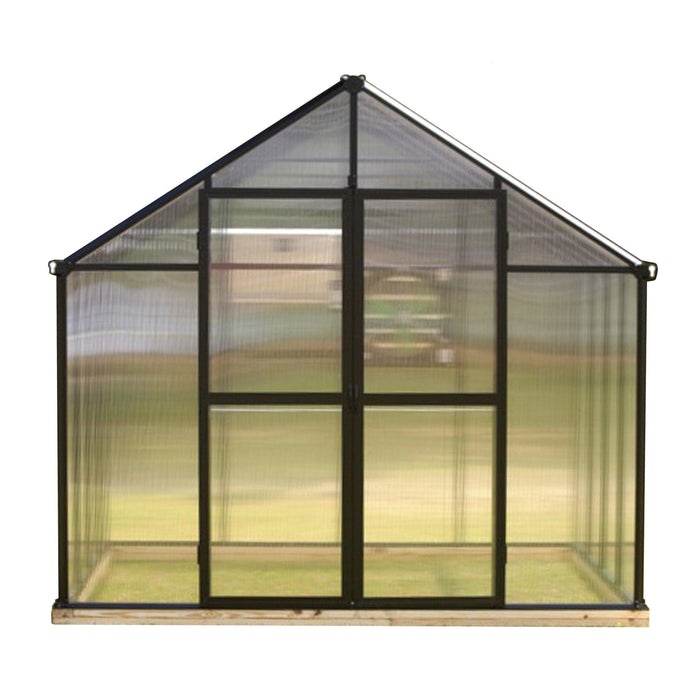 Riverstone | MONT Moheat Solar Greenhouse Kit Package With 8mm Twin-wall Polycarbonate Glazing