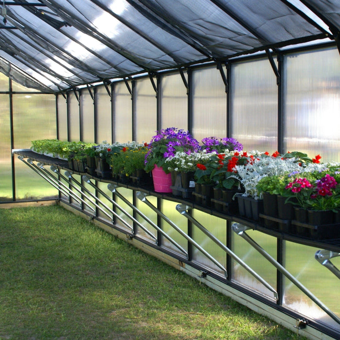 Riverstone | MONT Moheat Solar Greenhouse Kit Package With 8mm Twin-wall Polycarbonate Glazing