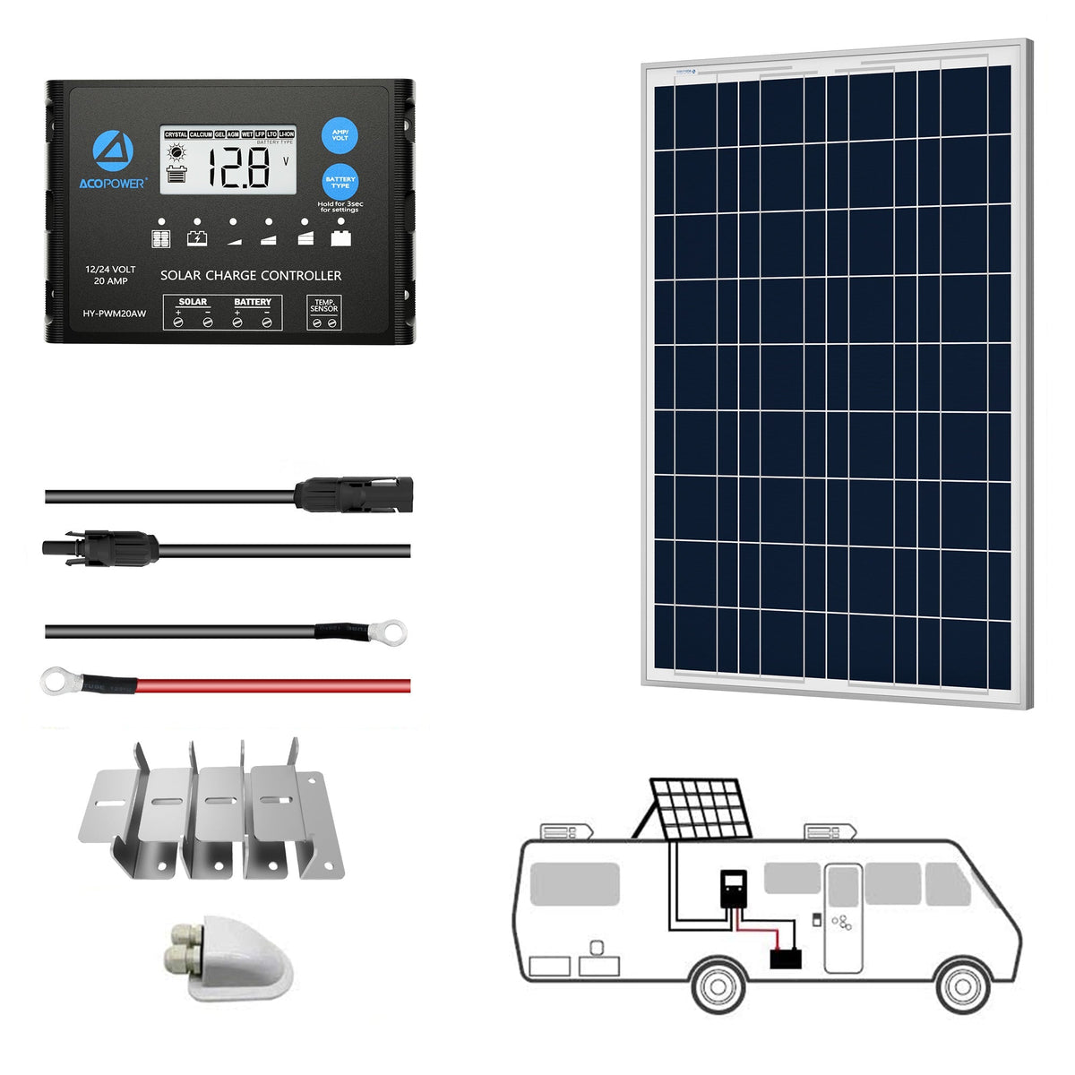 RV &amp; Camping Solar Kits — OffGrid Lux