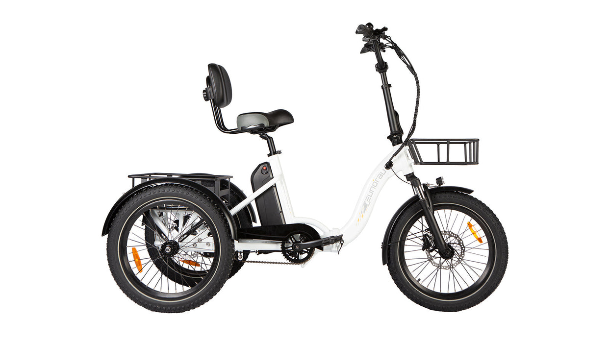Eunorau ONE-TRIKE 2.0 Electric Trike 500W 48V 14.5Ah 20 MPH Folding
