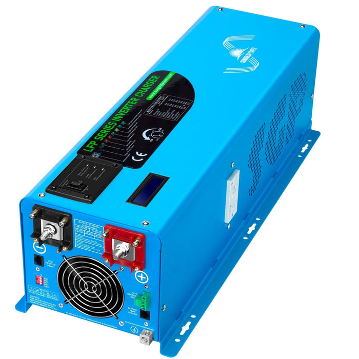 SunGoldPower 6000W DC 24V/ 48V Split Phase Pure Sine Wave Inverter With Charger