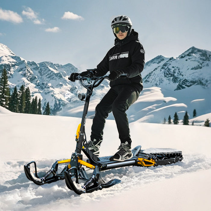 Eunorau ICEX 1.0 Electric Snow Scooter 2000W 52V 23.4Ah Track