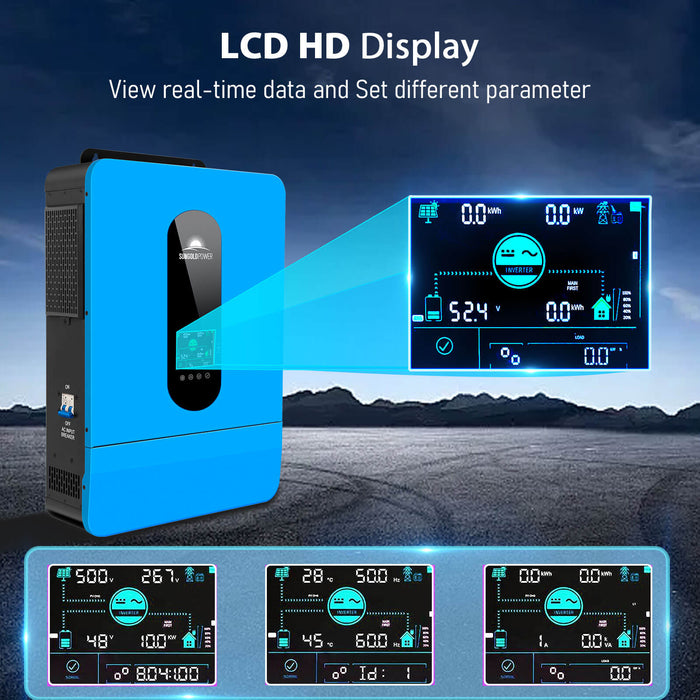 SungoldPower 6.5KW 48V Split Phase Solar Inverter SPH6548P
