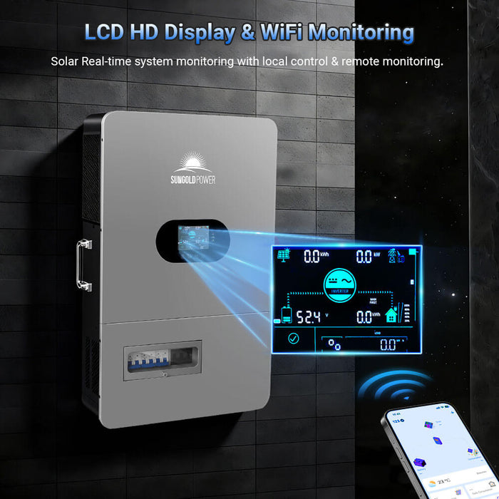 SungoldPower 12KW All in One Off Grid Solar Inverter FR12K-B