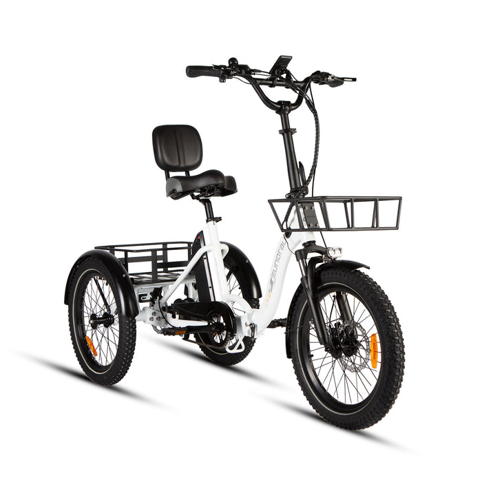 Eunorau ONE-TRIKE 2.0 Electric Trike 500W 48V 14.5Ah 20 MPH Folding