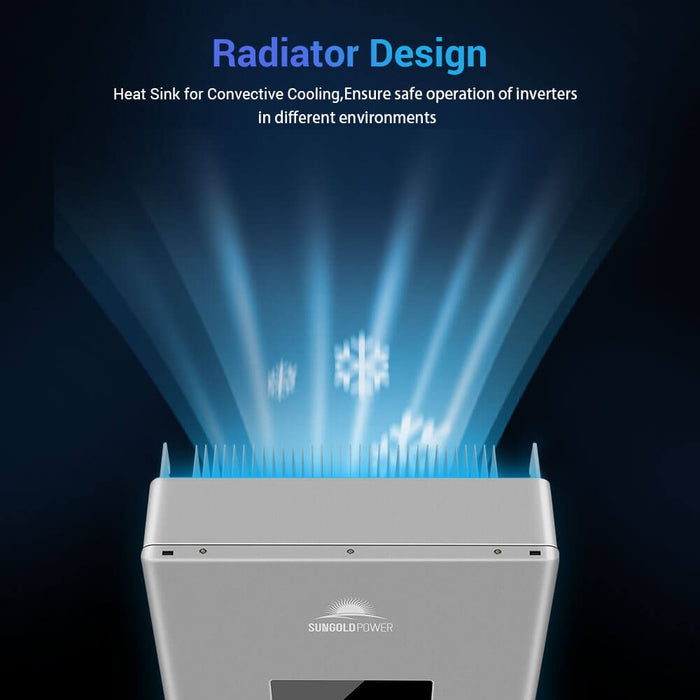 SungoldPower High Voltage 11.4KW Hybrid Split Phase Inverter with APS Transmitter SG11.4KHB-HV