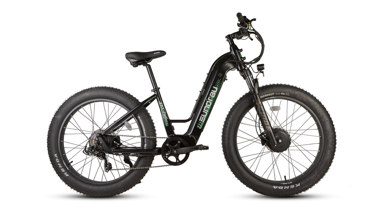 Eunorau FAT-AWD 3.0 Dual Motor Fat Tire eBike 48V Dual Battery Capable 375 lb