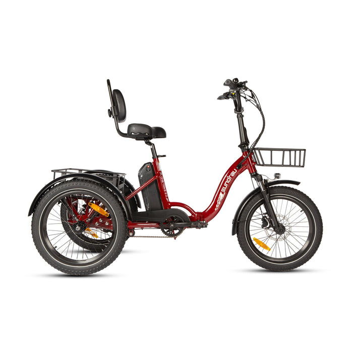 Eunorau ONE-TRIKE 2.0 Electric Trike 500W 48V 14.5Ah 20 MPH Folding