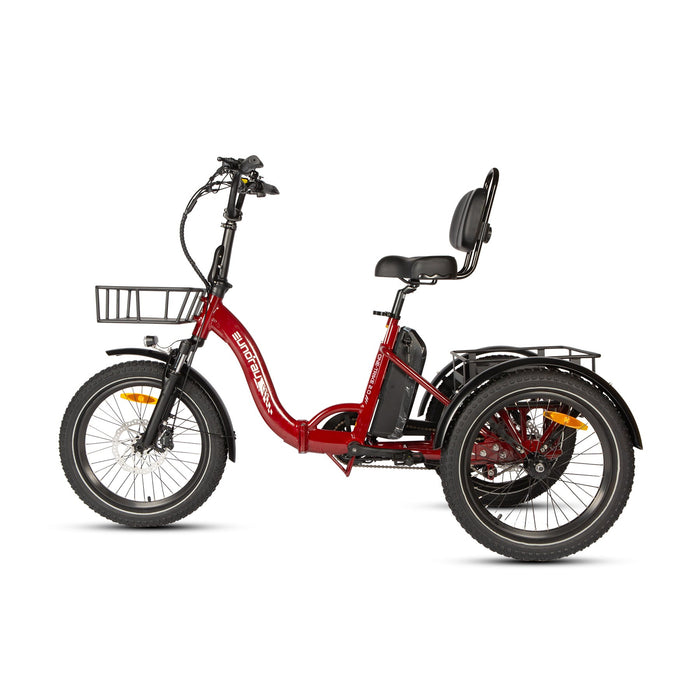 Eunorau ONE-TRIKE 2.0 Electric Trike 500W 48V 14.5Ah 20 MPH Folding