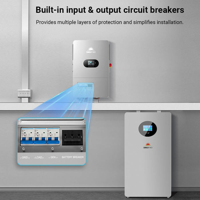 SungoldPower 12KW All in One Off Grid Solar Inverter FR12K-B