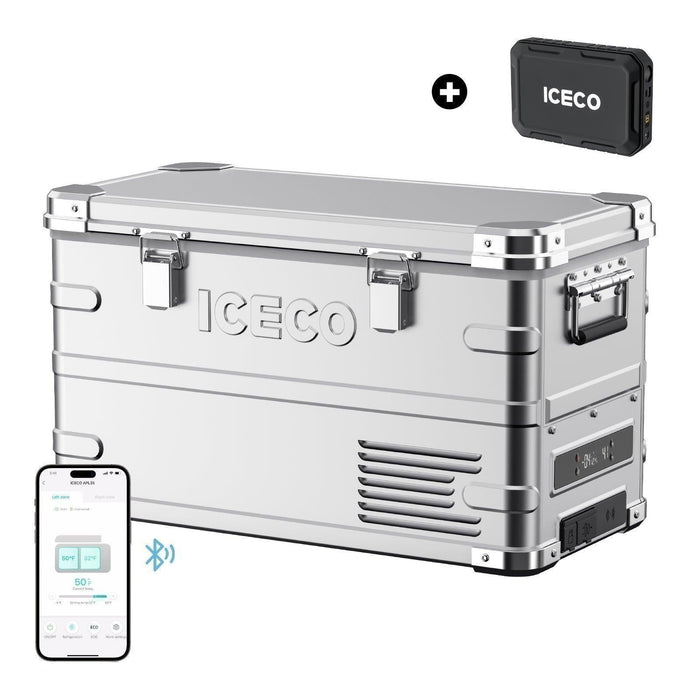 ICECO APL35 Ultra-light Dual Zone Aluminum Freezer with Battery Shipped Out By Mid-October