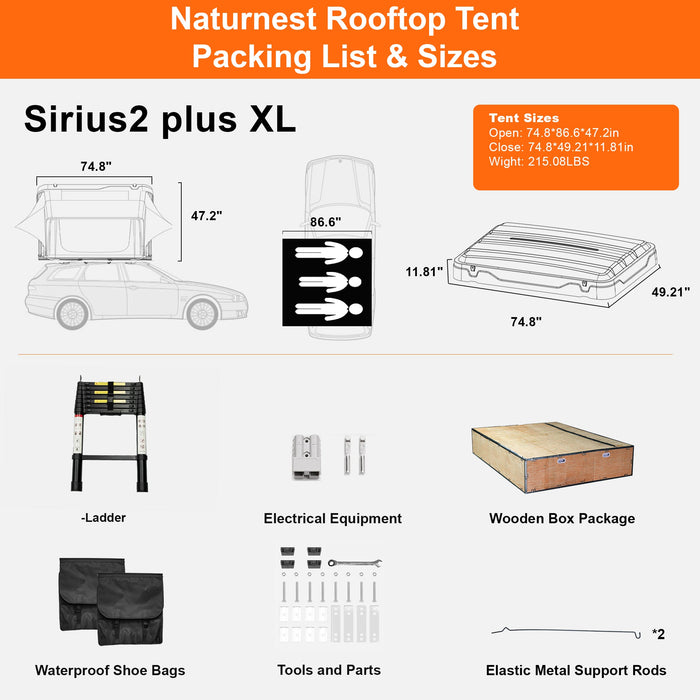 NatureNest Sirius 2 XL ABS