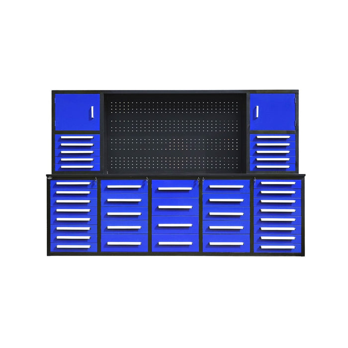 10ft Workbench Cabinet (40 Drawers, 2 Cabinets & 1 Pegboard)