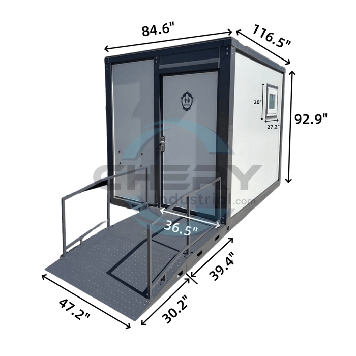10 ft Handicap‑Accessible Portable Toilet SUIMT10FTADA