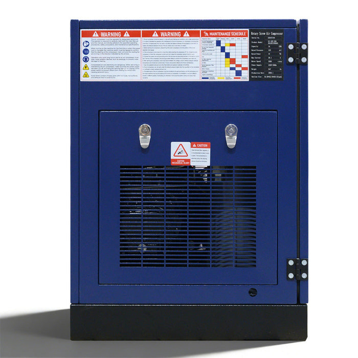 34CFM Rotary Screw Air Compressor – 10HP, 125 PSI, 230V 3-Phase 60HZ