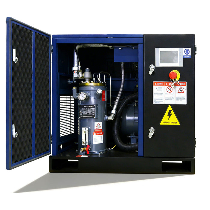 34CFM Rotary Screw Air Compressor – 10HP, 125 PSI, 230V 3-Phase 60HZ