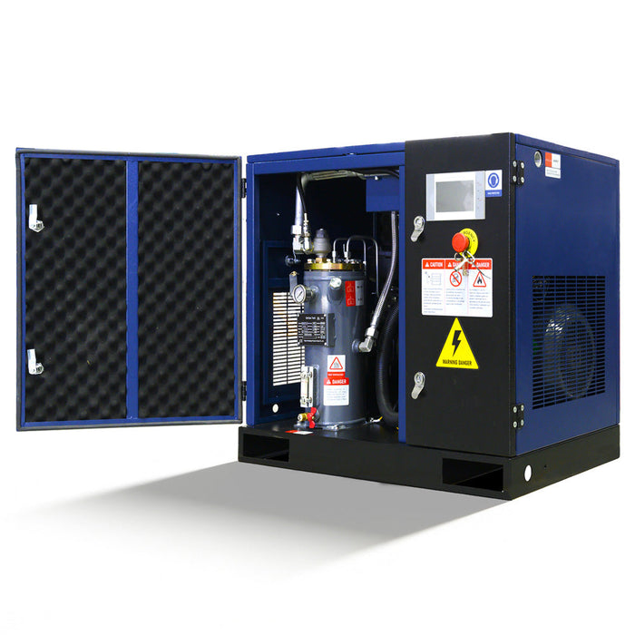 34CFM Rotary Screw Air Compressor – 10HP, 125 PSI, 230V 3-Phase 60HZ