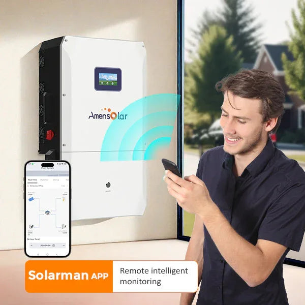 AmenSolar N3H-X10US 10KW Split Phase Hybrid Solar Inverter