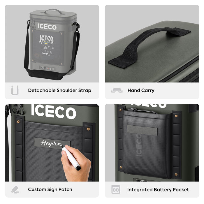 ICECO NEW! 13.5QT GOPACK12 Single Zone 12V Ice-Free Portable Freezer