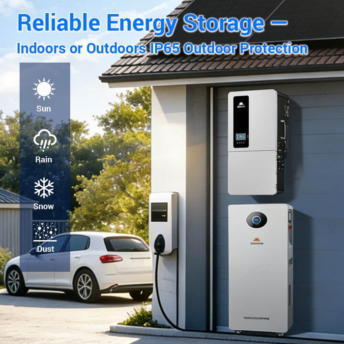 SunGoldPower Hybrid Inverter and PowerMax Battery Bundle 12-24kW 16.07-96.42kWh - SGE-12K18MAX