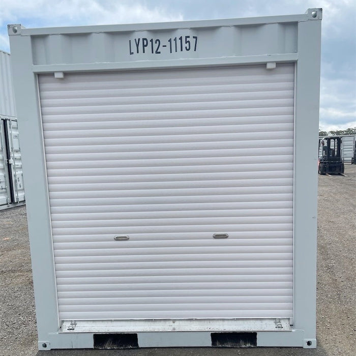 12’ Small Cubic Shipping Container with Roll‑Up Door