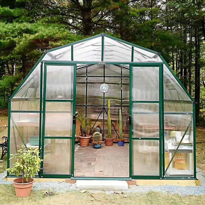 Grandio Summit 12x16 Greenhouse Kit 10mm Twin Wall Polycarbonate