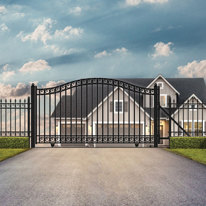 16x6 ft Steel Sliding Driveway Gate