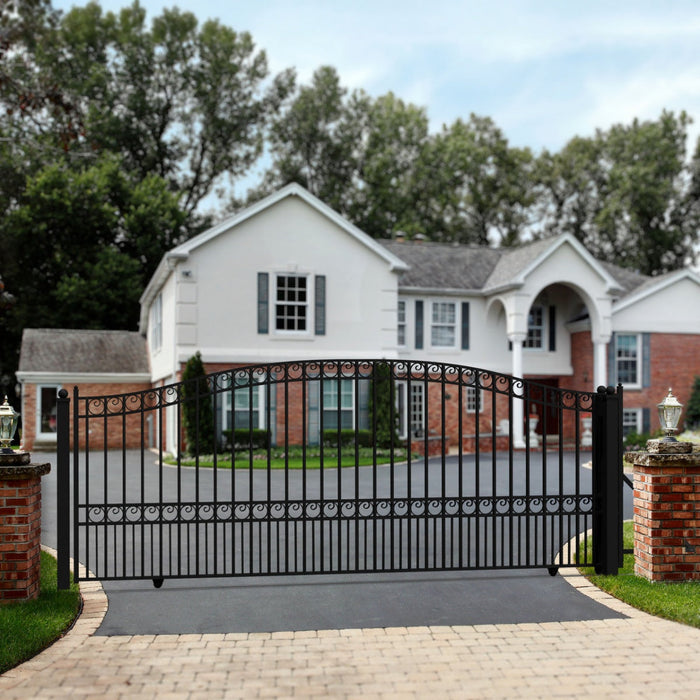 16x6 ft Steel Sliding Driveway Gate