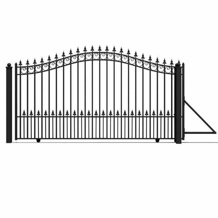 12x6 ft Steel Sliding Driveway Gate