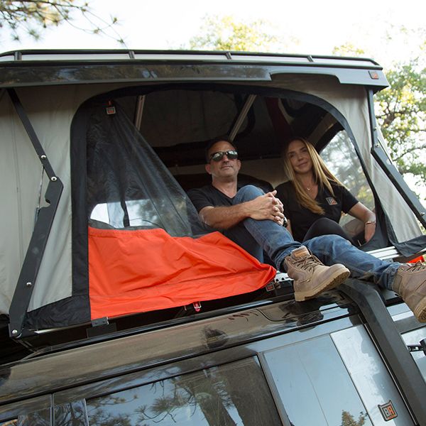 BadAss Tents Land Rover 2020-22 Defender 110 Convoy Rooftop Tent - Pre-assembled