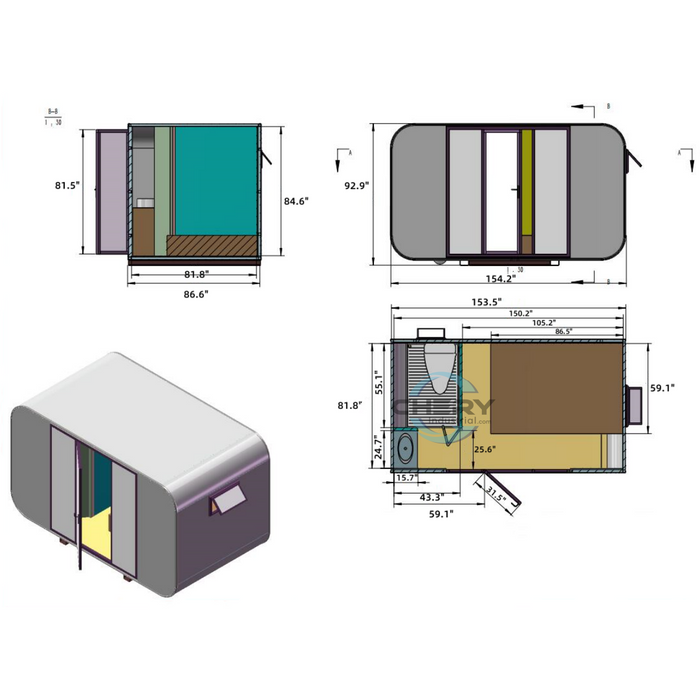 13ft Outdoor Living and Working Tiny House