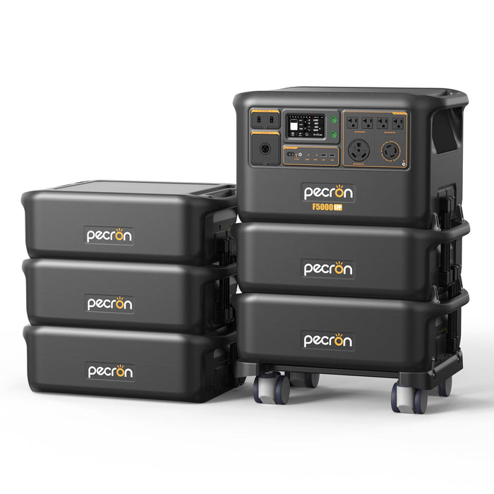 PECRON FP5000-48V Expansion Battery 5120Wh for F5000LFP