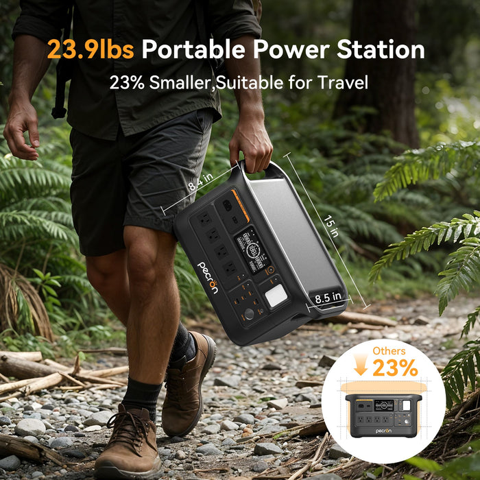 PECRON F1000LFP Portable Power Station 1500W 1004Wh
